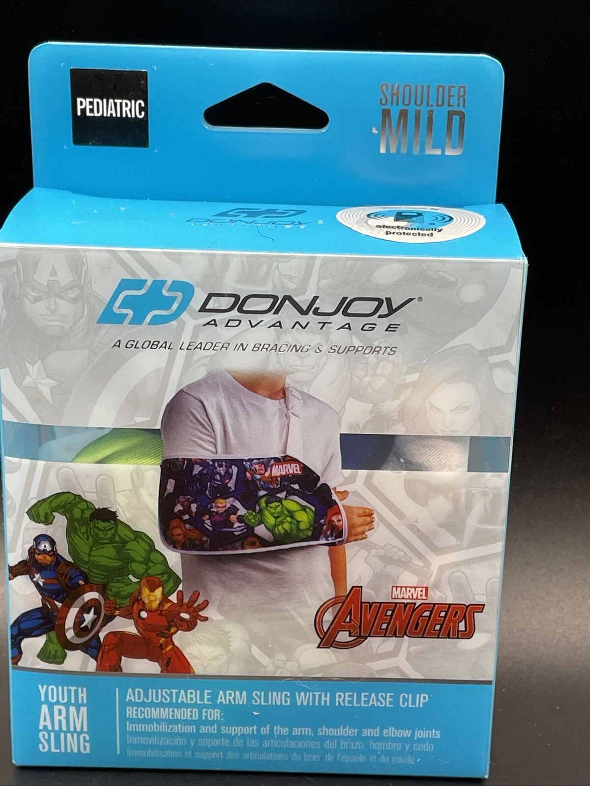 DonJoy Advantage Marvel Avengers Adjustable Arm / Shoulder Sling PEDIATRIC SIZE