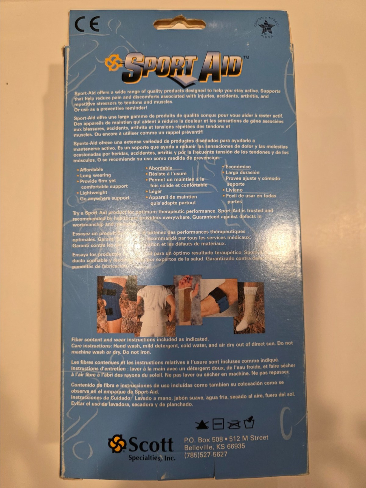 SportAid Duo-Adjustable Back Support White Medium-Large