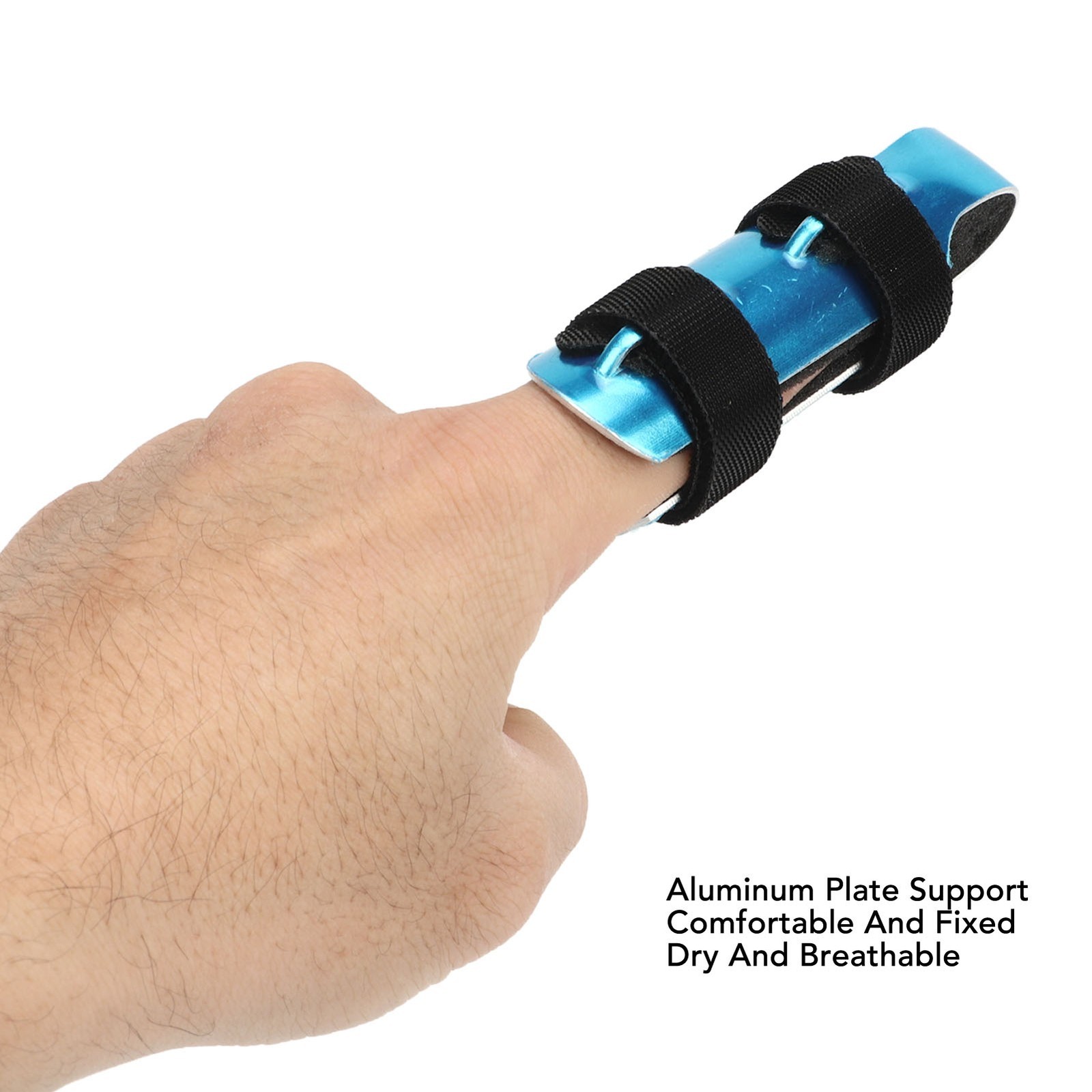♡ M 2Pcs Metal Finger Splint Breathable Finger Support Brace For Arthritis