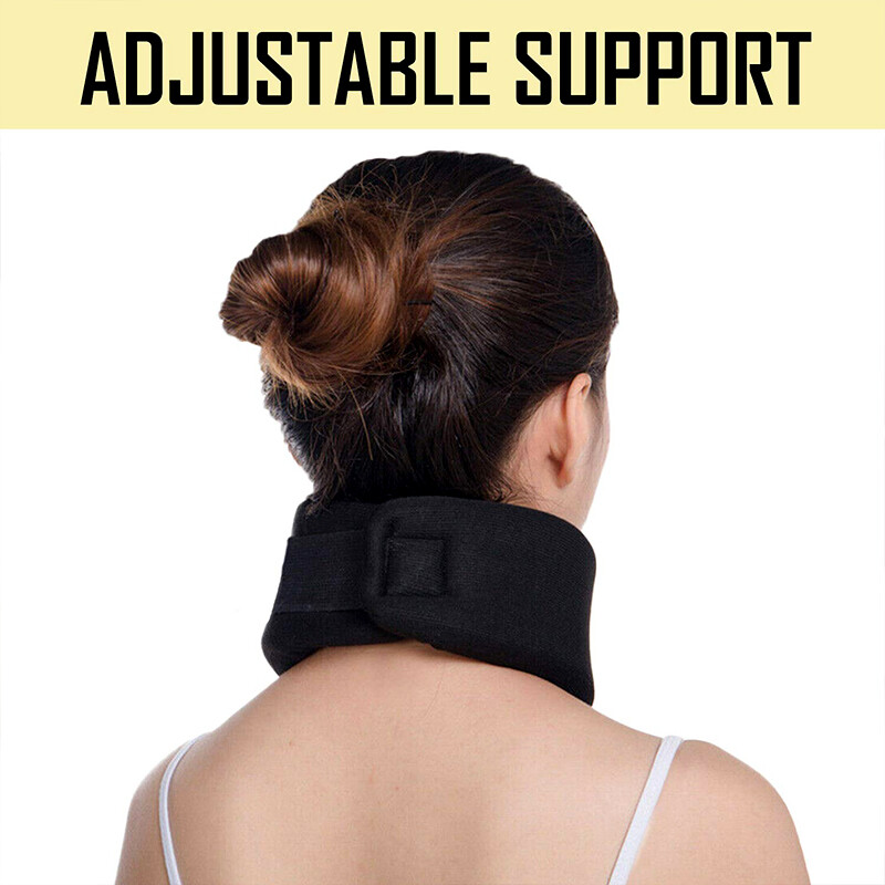 Adjustable Neck Brace Support Soft Foam Cervical Collar Shoulder Pain Relief NCW