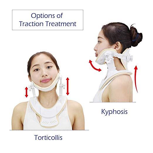 U.S. Solid Cervical Neck Traction Device Neck Stretcher Collar Home Care FDA
