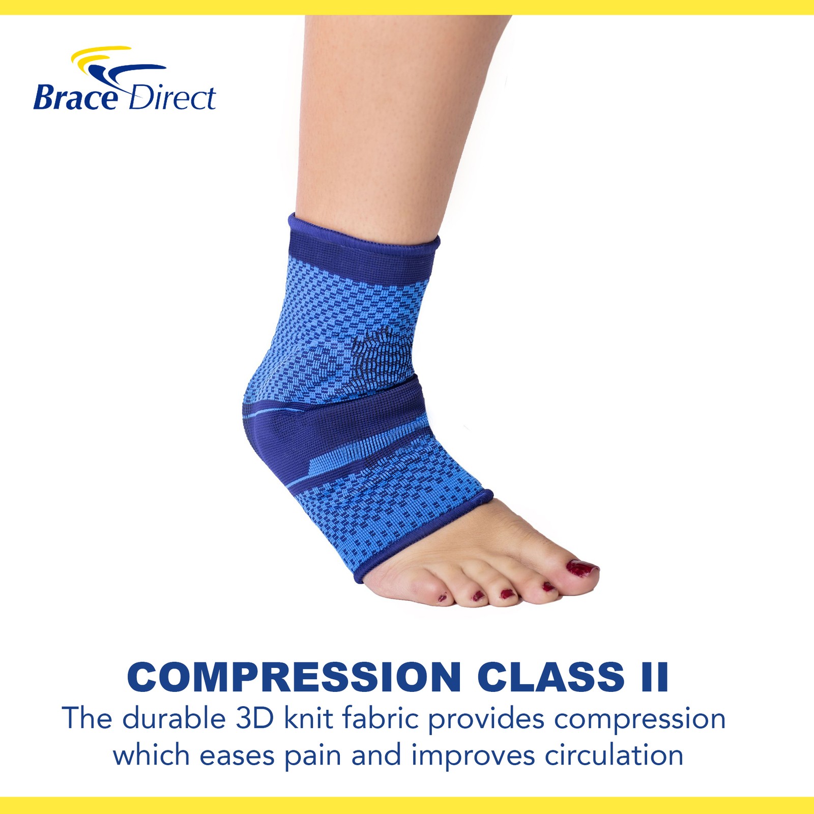 Sport Ankle Brace- Compression Support Sleeve for Ankle Pain, Swelling, Sprains