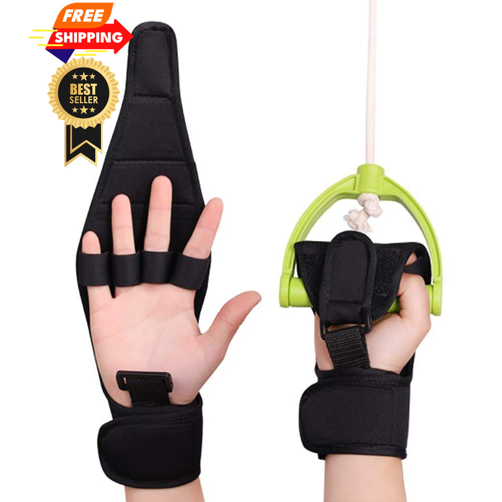 KIKIGOAL Finger Splint Brace Ability, 1 Count (Pack of 1), black