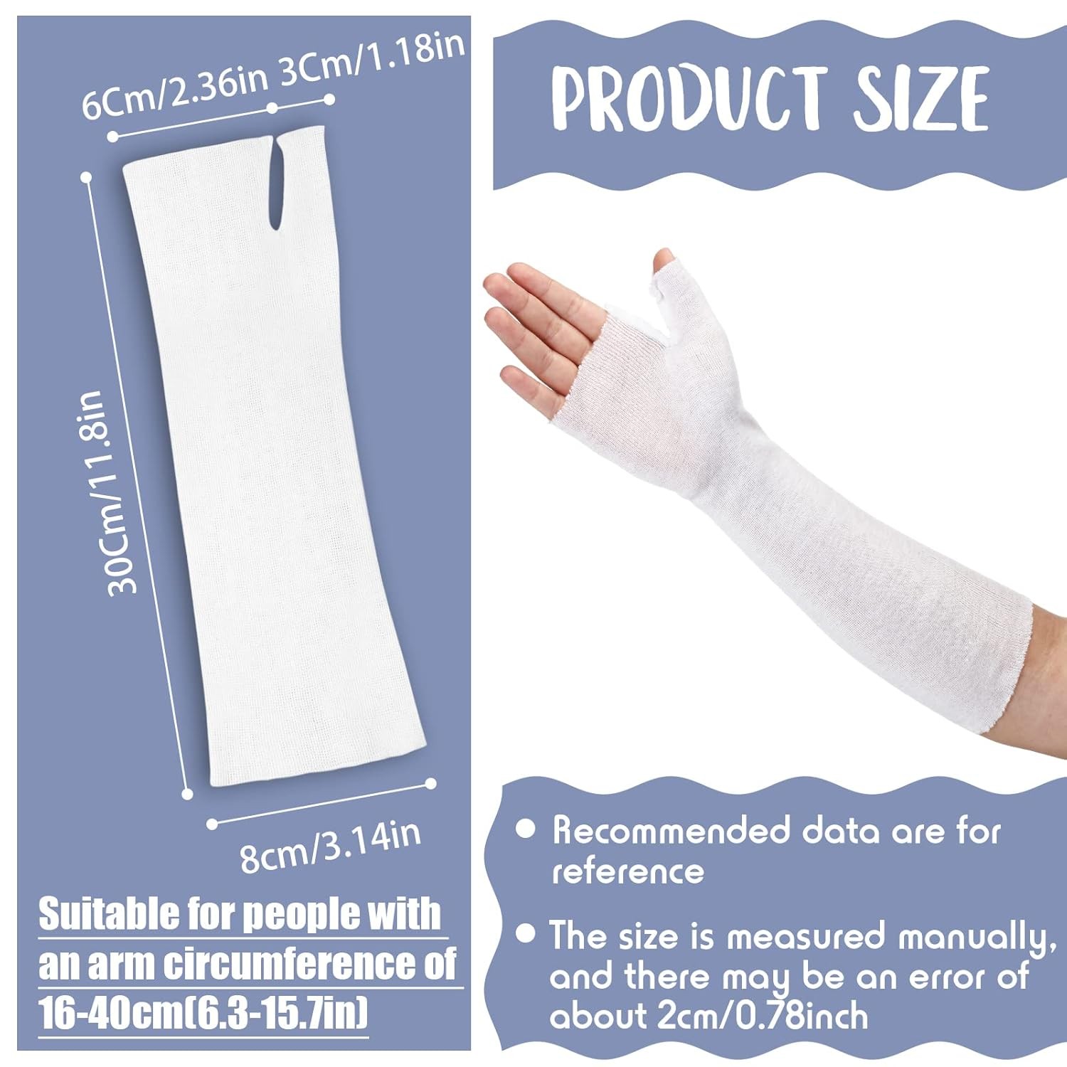 Tubular Stockinette Tubing Cotton Stockinette Wrap Use Elastic Arm Cast Cosplay