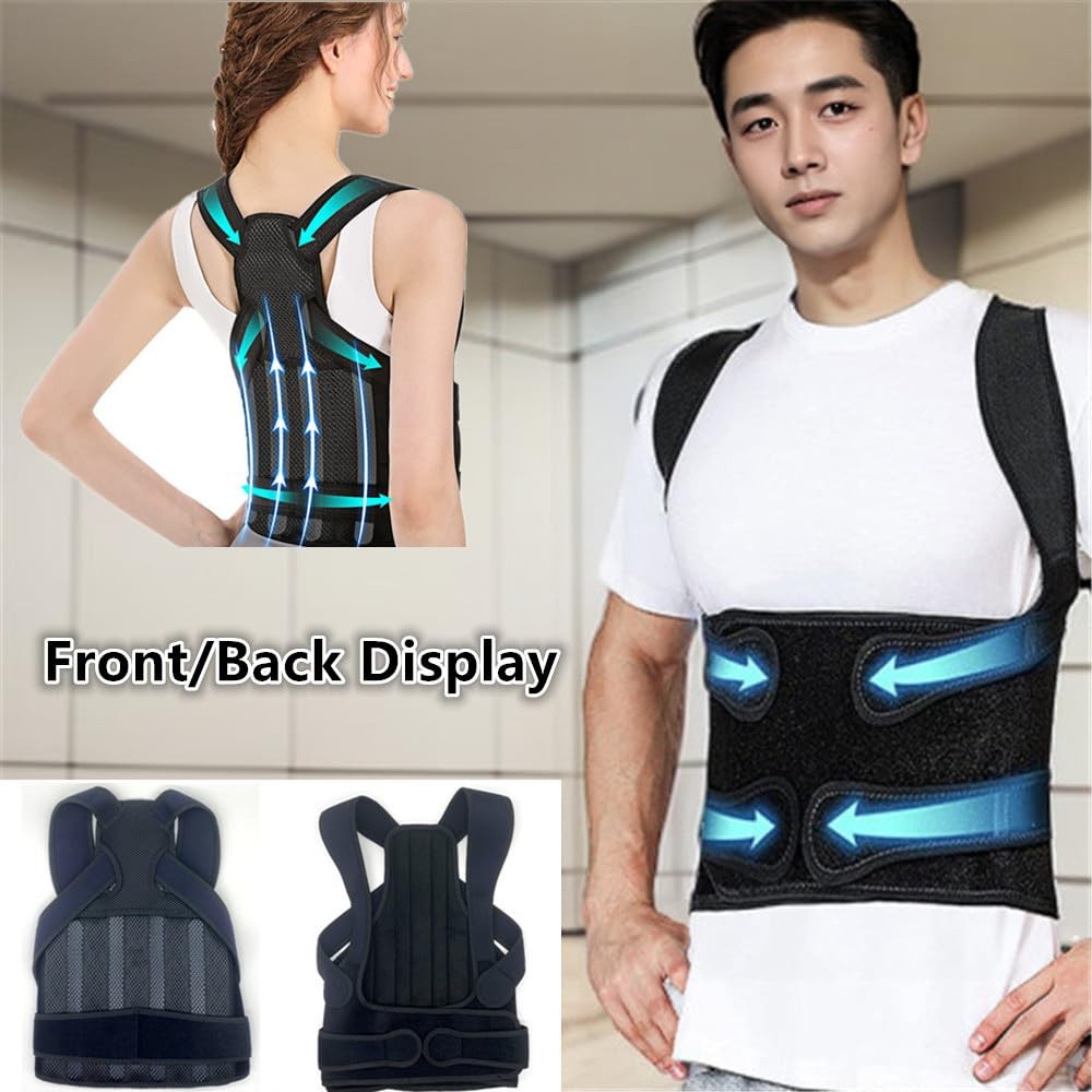 LAROTSUBA Back Brace for Women and Men,Shoulder Small, Black