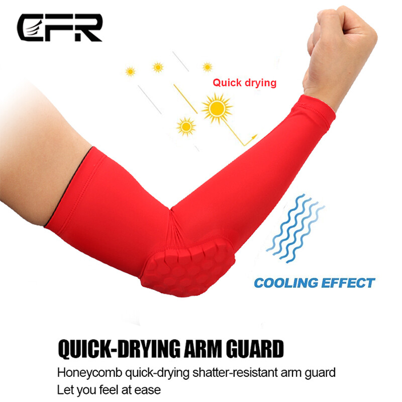 Elbow Support Honeycomb Pad Protector Sports Compression Brace Arm Sleeve Wrap
