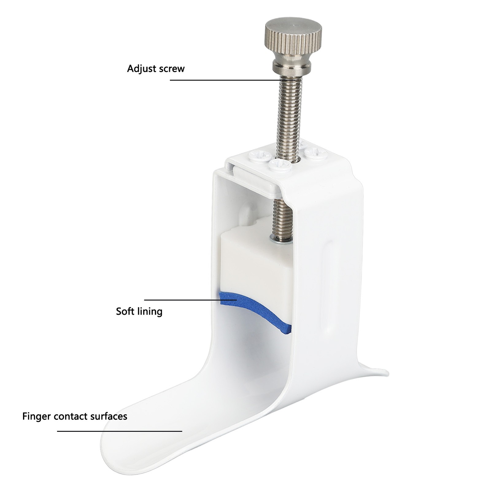 Finger Straightener Splint Adjust Force Curved Aluminum Fixture Finger Support