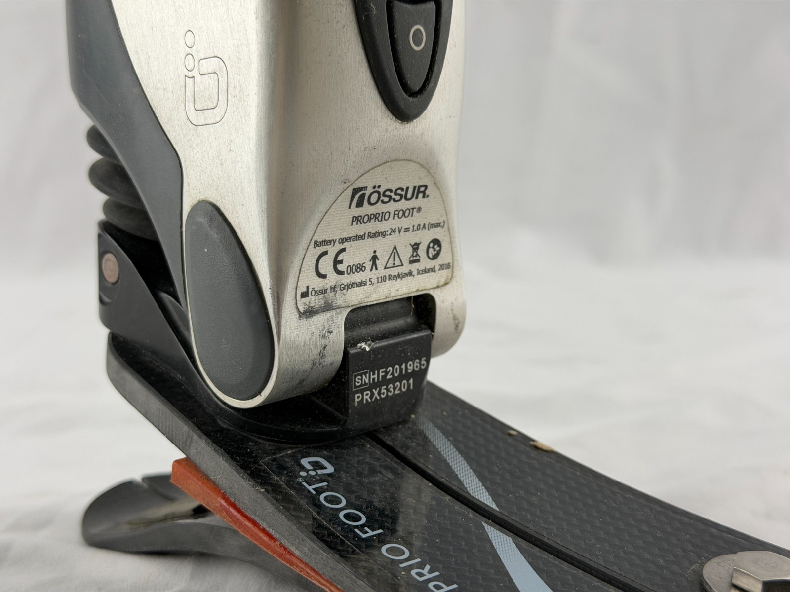 Össur Proprio Foot Bionic Prosthetic Foot – Carbon Fiber – Includes Battery Pack