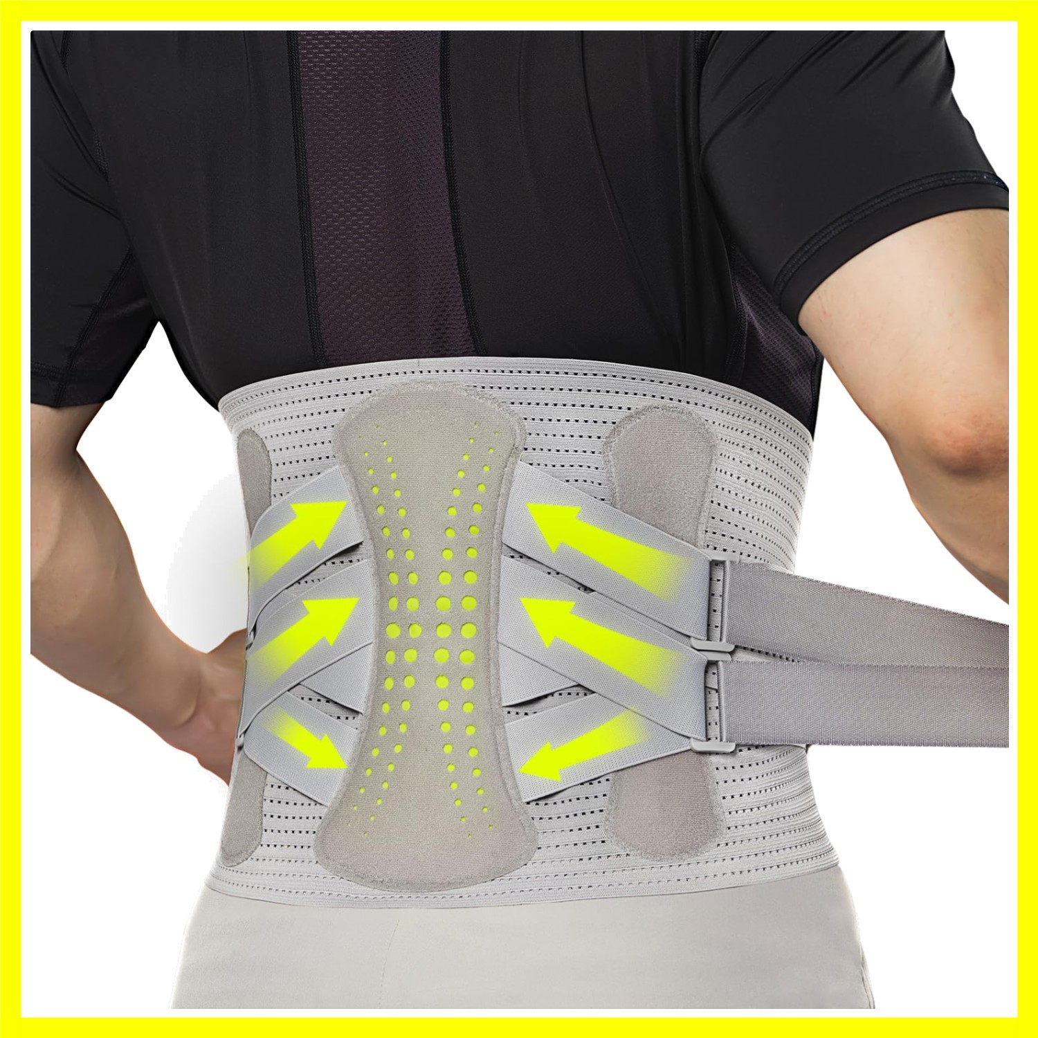 Back Brace for Men Lower Back Pain Women Relief with 360-Degree Biochemical H…