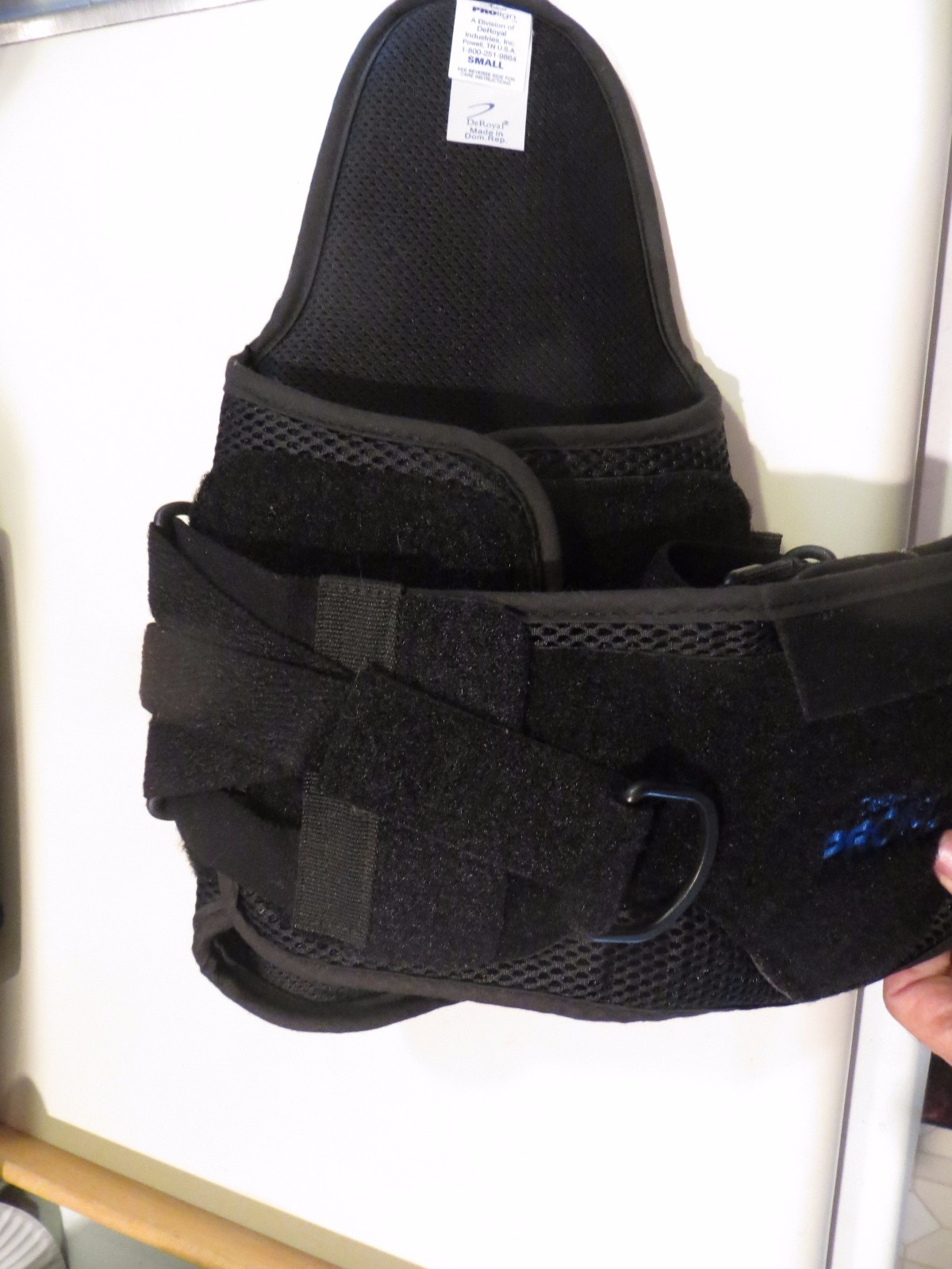 DeRoyal Prolign Pro Back Brace Lumbar Support Adjustable Size Small