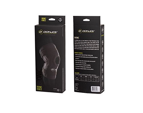 Bionic Knee Support Brace Black Medium