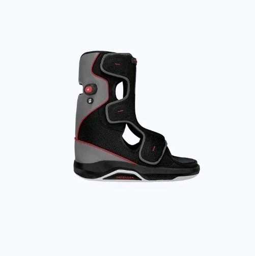 Foot Defender Protective Walking Boot Orthopedic Recovery Black Red Stability XL
