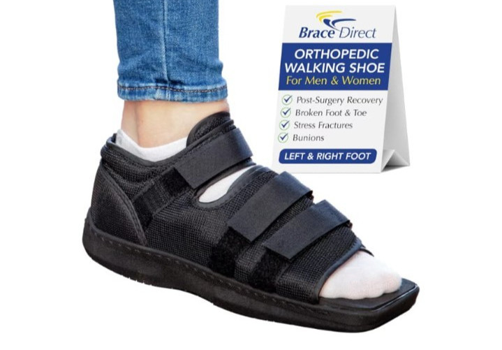 Brace Direct ES200 Post Op Walking Shoe Men Medium Adjustable Medical Foot Boot
