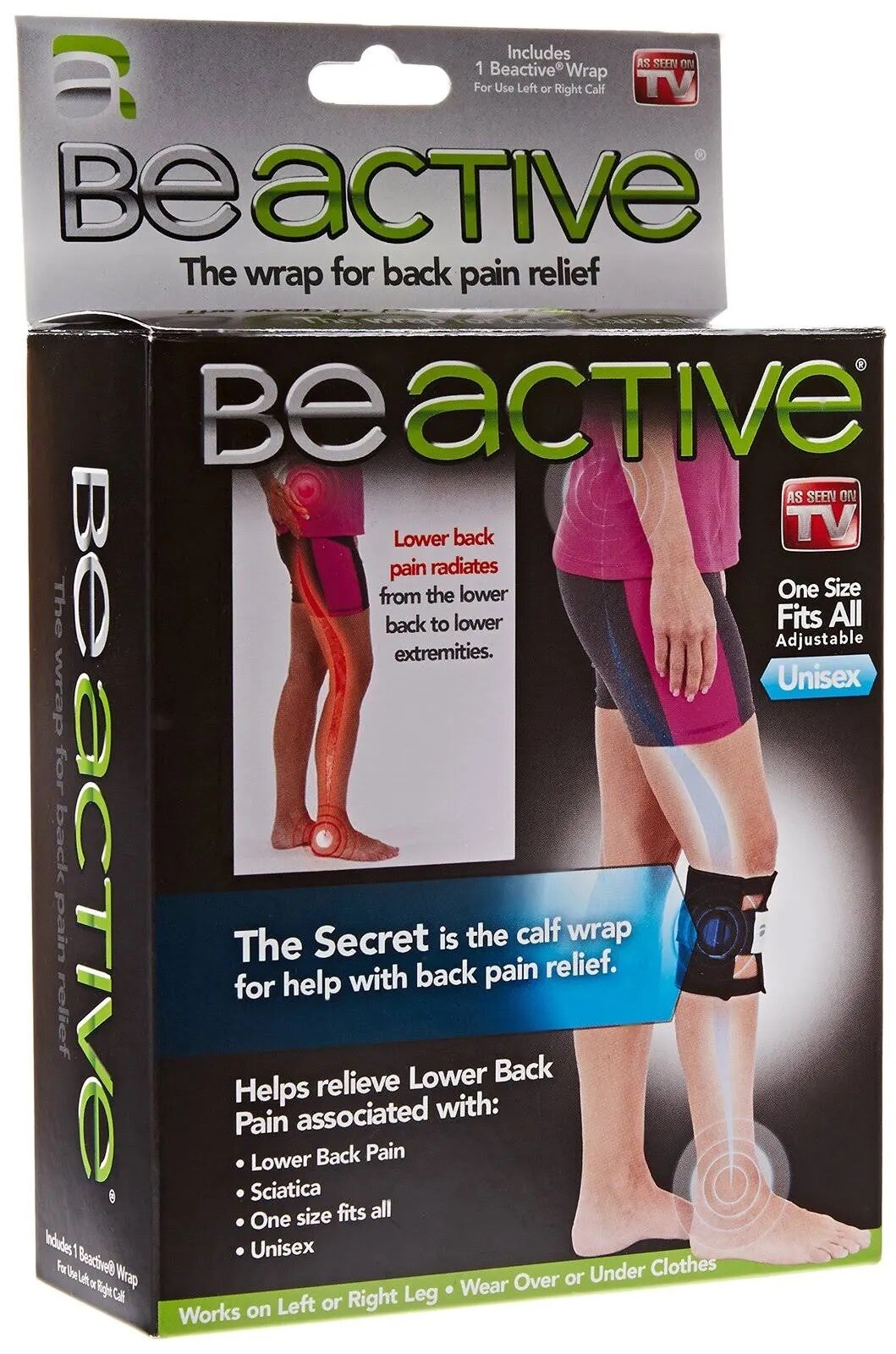 BeActive Knee Brace As Seen On TV – NEW in Original box