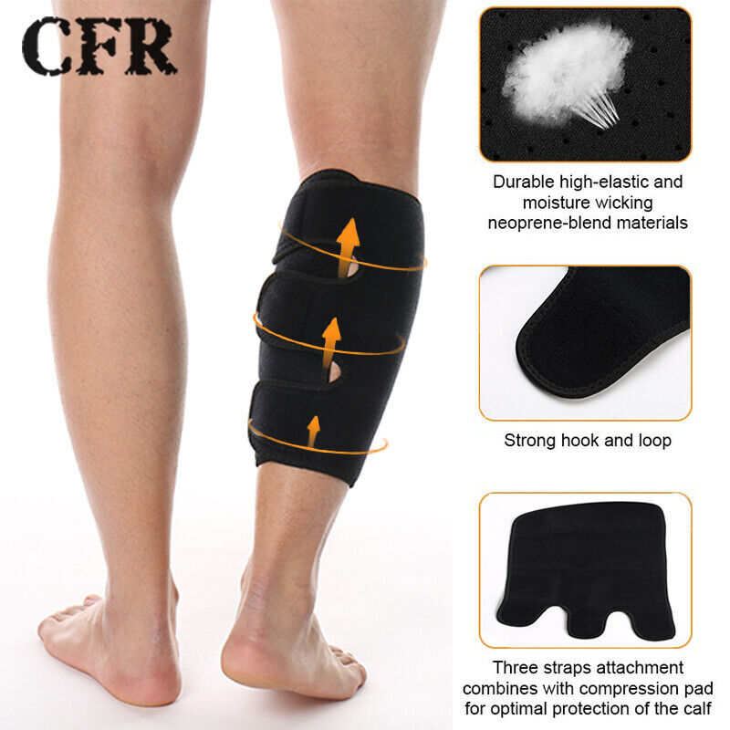 Calf Brace Compression Shin Splint Sleeve Support Leg Wrap Pain Relief GYM US