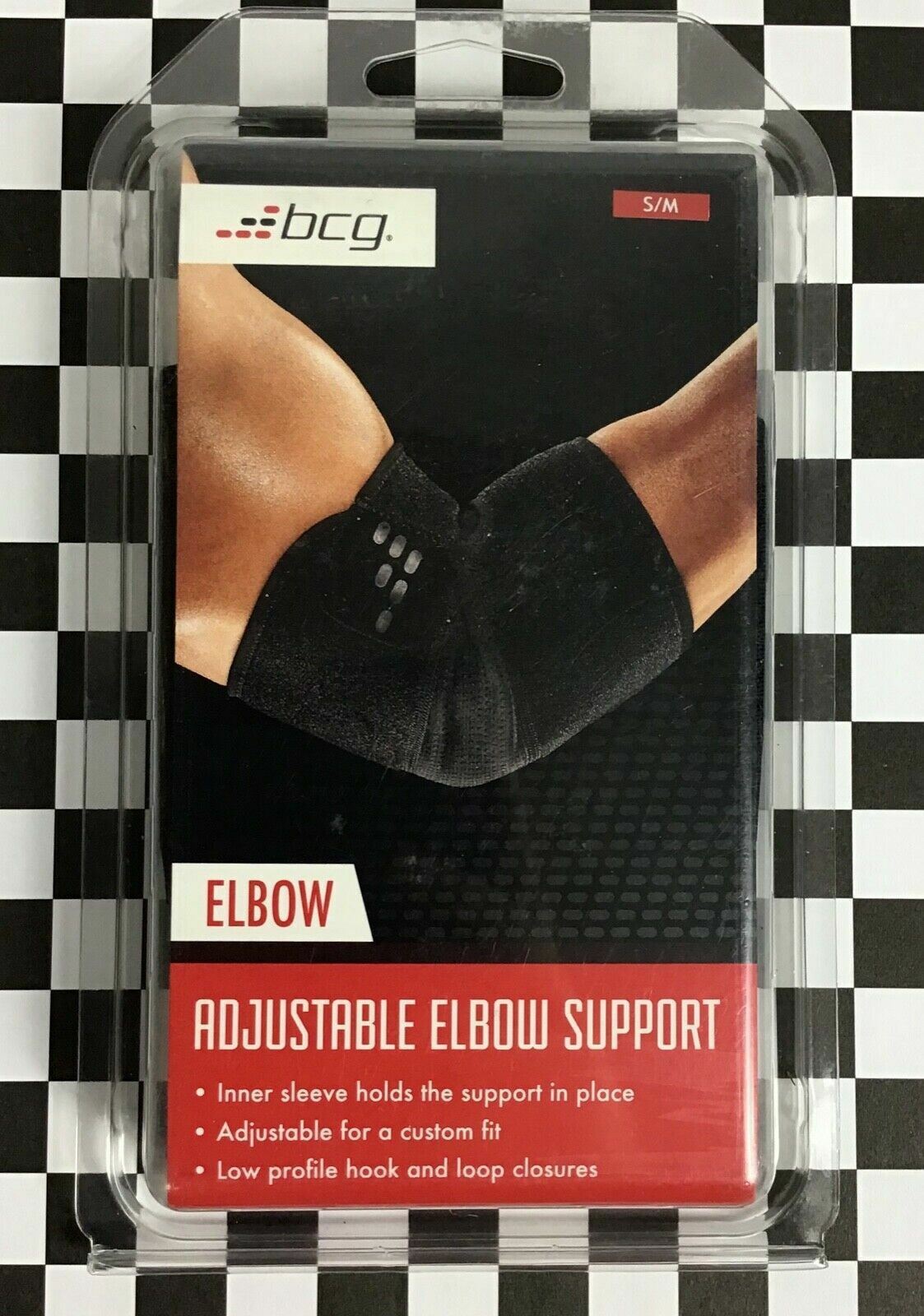 BCG Neoprene Elbow Support S/M Adjustable Ventilation Tennis Athletic C11-11
