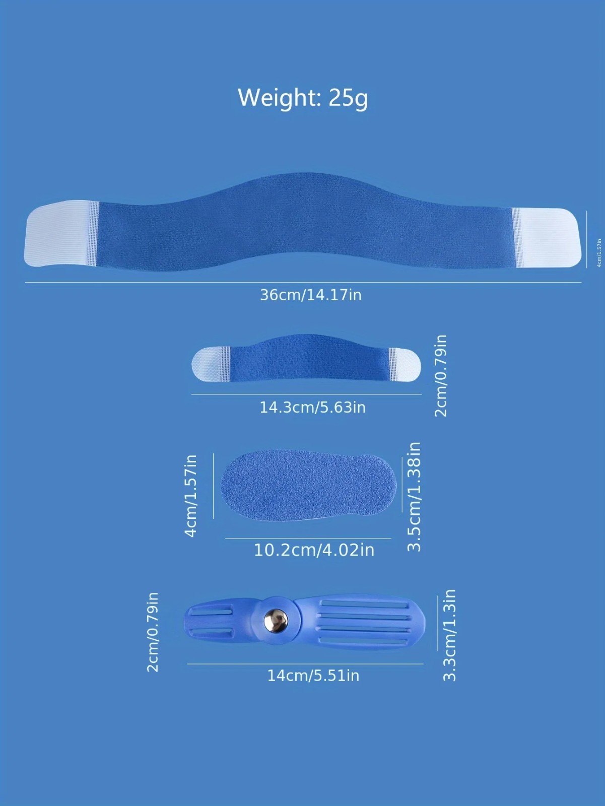 2 x Orthopedic Toe Bunion Corrector Straightener Splint Support Flexible Strap