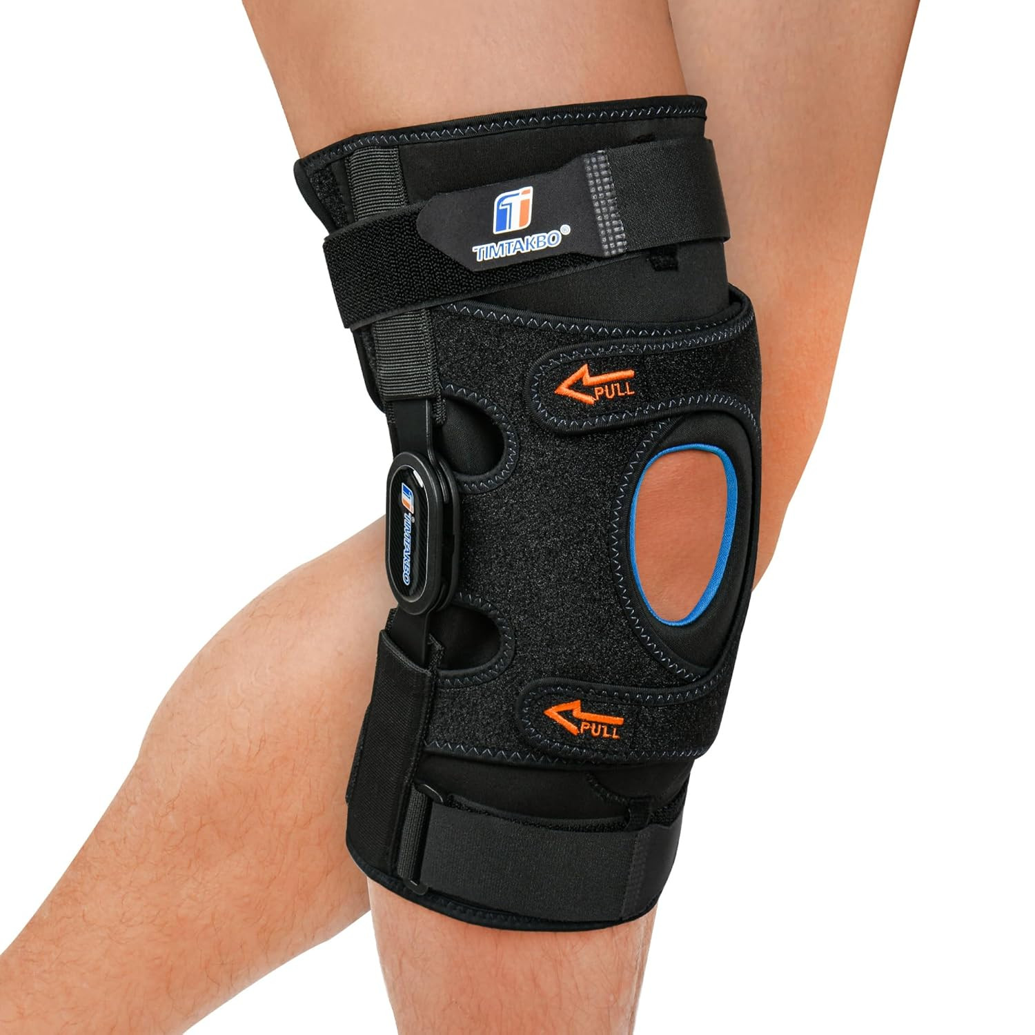 Plus Size Knee Braces for Knee Pain, Adjustable Knee Brace for Men and Women wit
