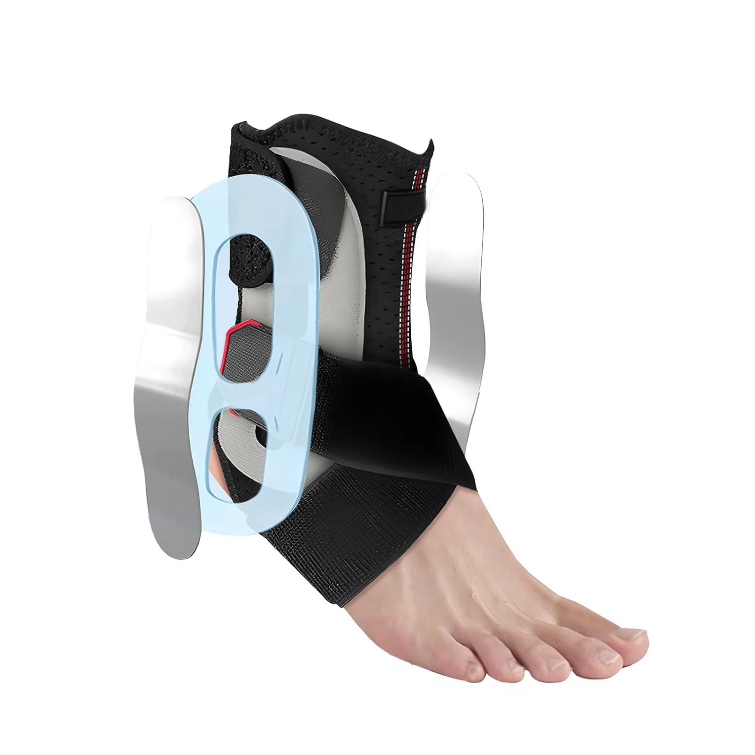 Ankle Brace for Women & Men – Adjustable Ankle Support with Aluminum Side Plates