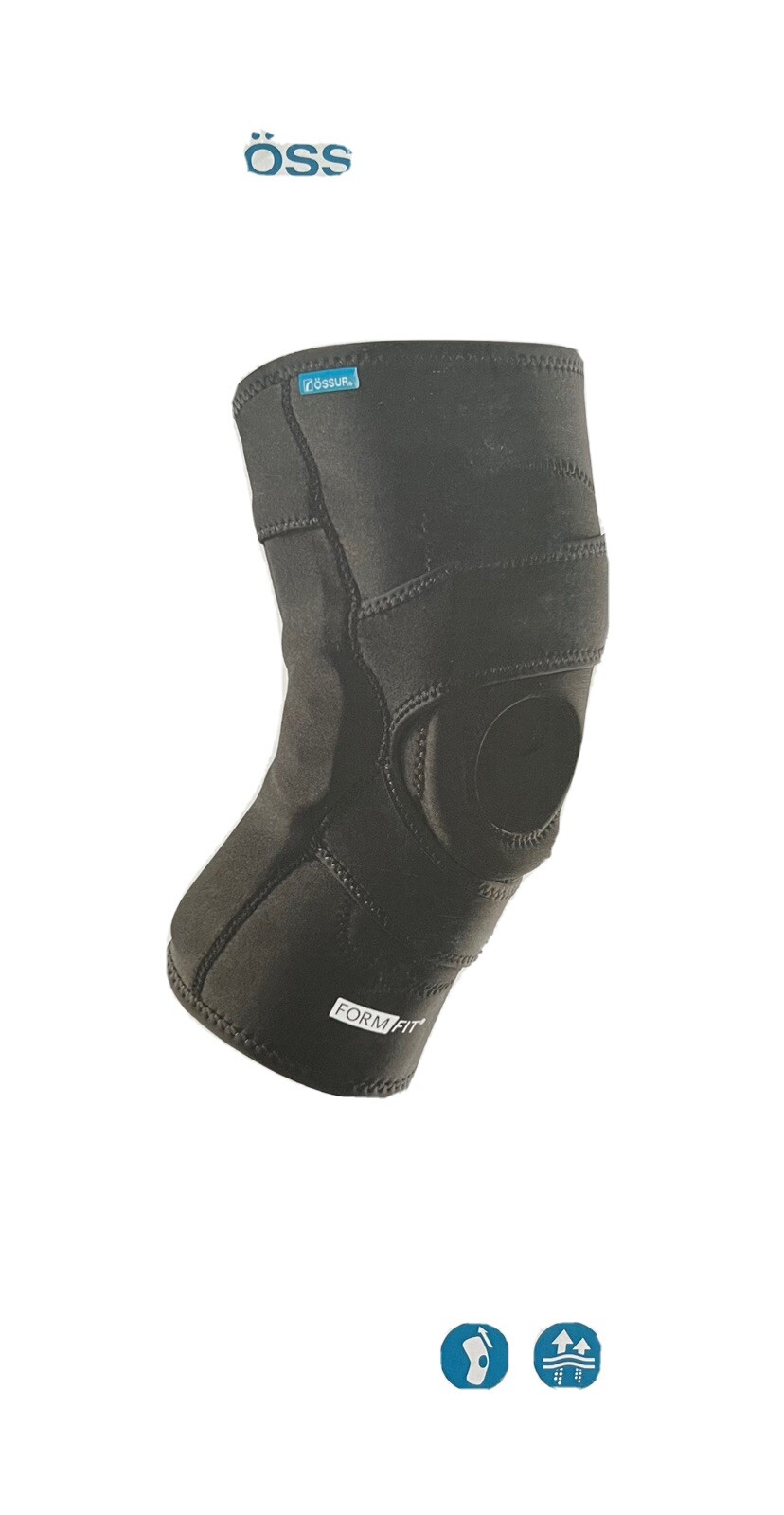 Ossur® FormFit® Hinged Lateral J Knee Brace Size XXL For Left Knee