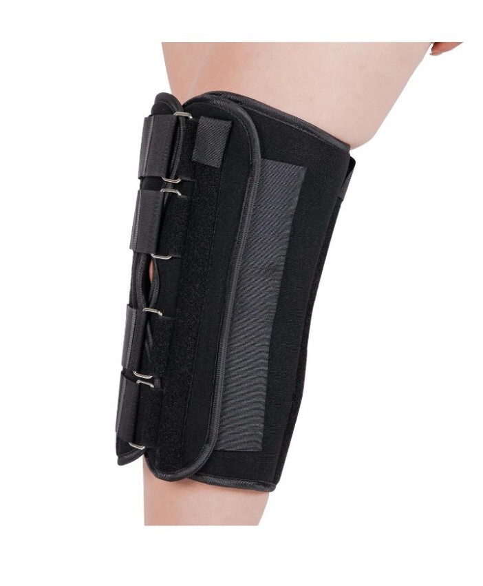 Alpha Medical Three Panel Knee & Leg Immobilizer, Knee Splint, Knee Brace 12″