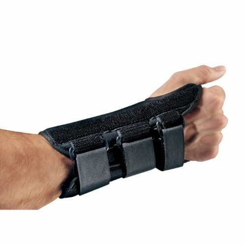 PROCARE ComfortFORM Wrist Splint Aluminum Stay Foam Lycra Left Hand Black Small