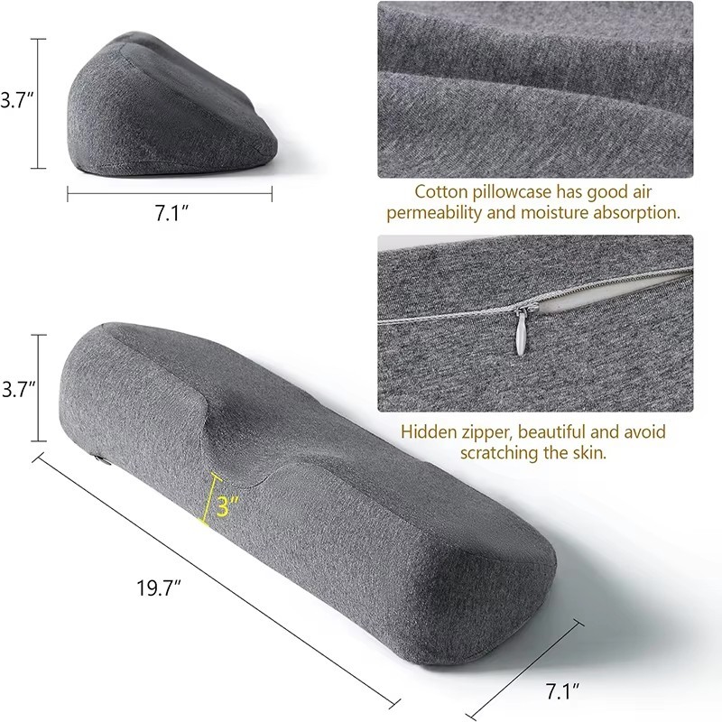 Memory Foam Contour Bed Pillow Neck Support Ergonomic Sleeping Pillow Soft