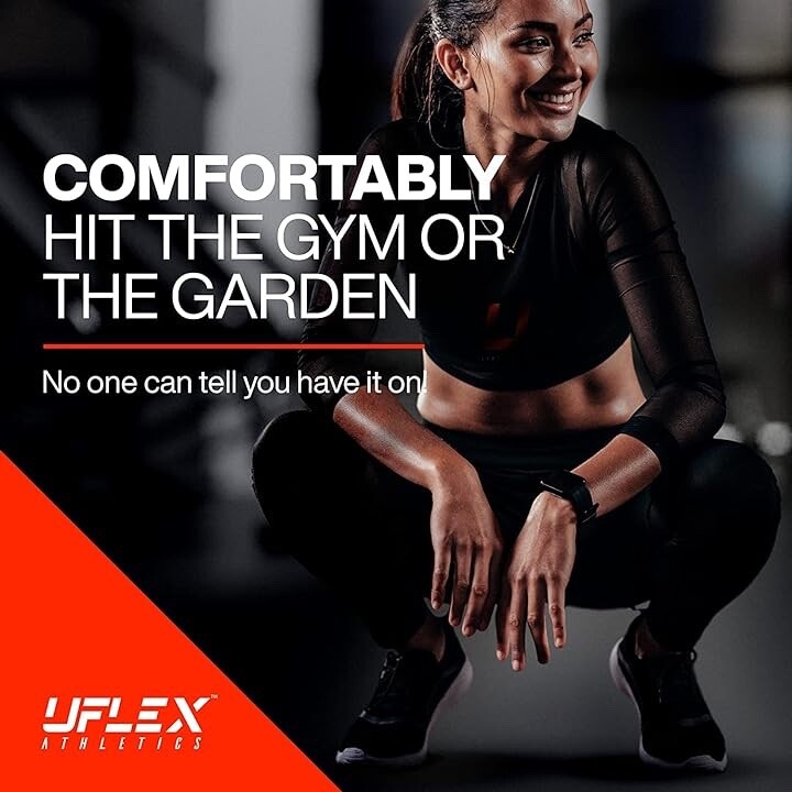 UFlex Knee Compression Sleeve Support for Women & Men, New In Package