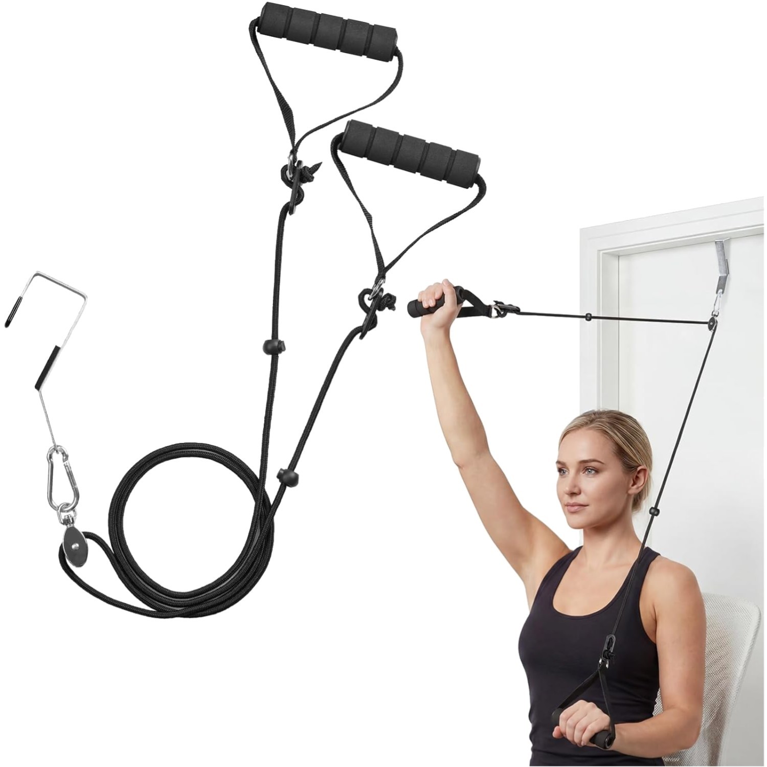 Shoulder Pulley for Physical Therapy Pulleys for Shoulder Rehab over Door Shou..