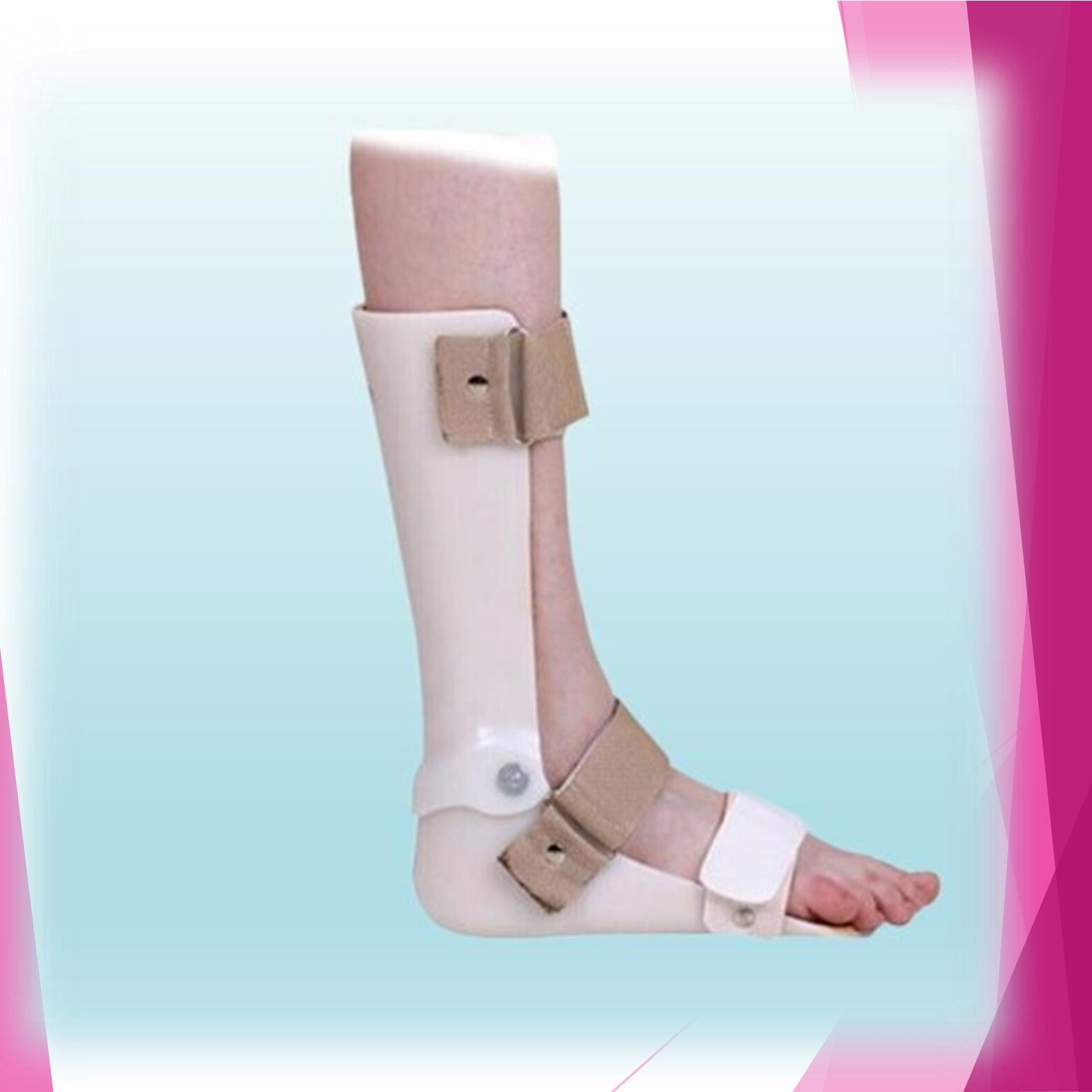 NHS Approved 3/4 AFO Ankle Foot Drop Support Brace Stabiliser Splint Right