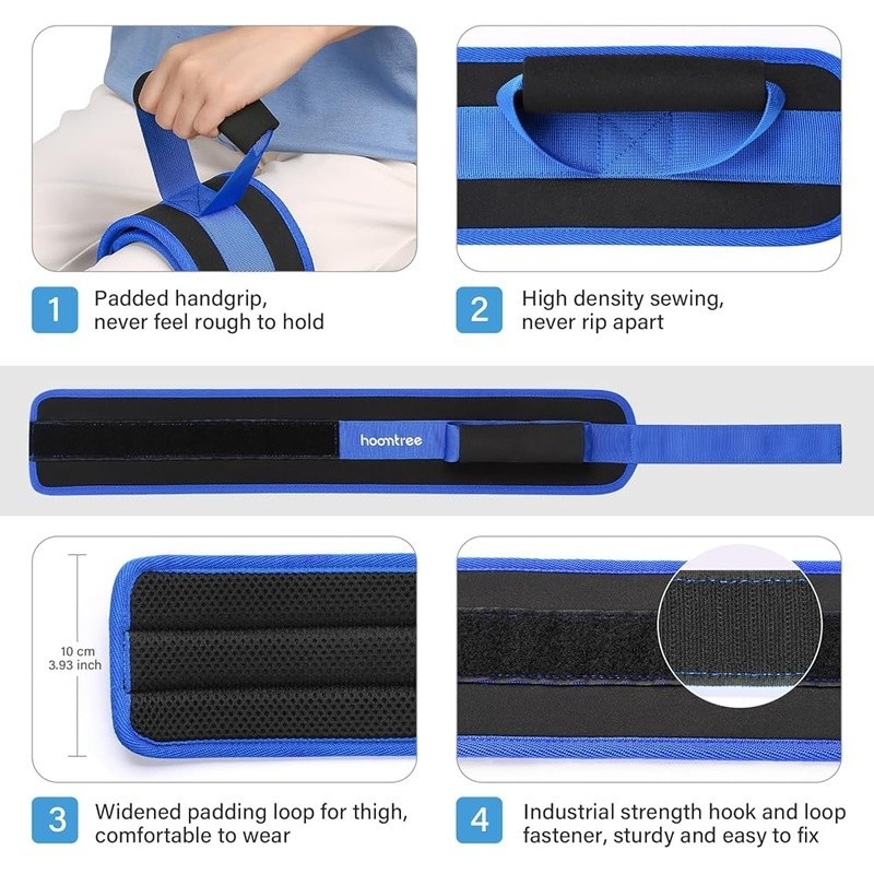 Leg Lifter Strap Independence Mobility Aid Knee Hip Rehab Recovery Tool New