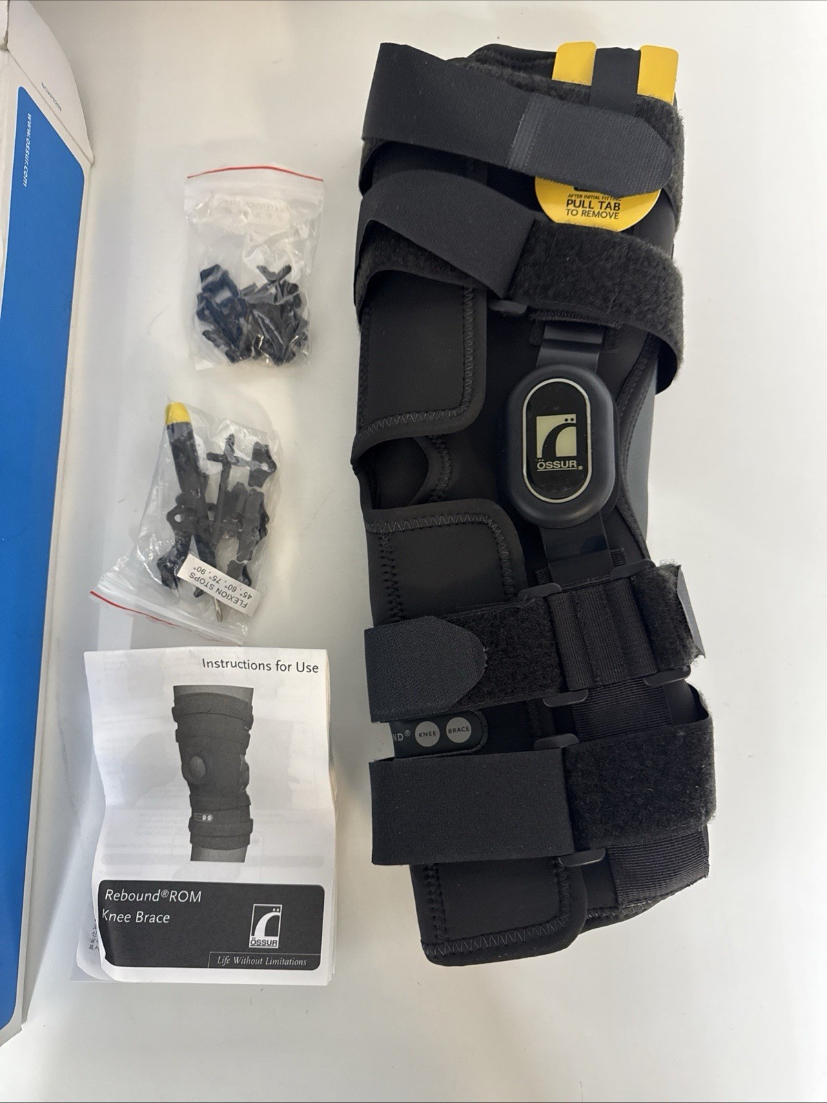 Ossur Long Rebound ROM Knee Brace – Professional Post-Op Recovery LG/LG