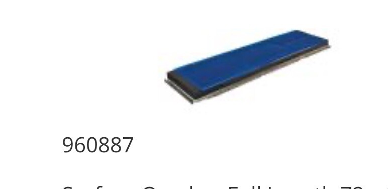AliMed AliBlue – Surface Overlay, Full Length 72 x 20 x 1/2 Inch 960887