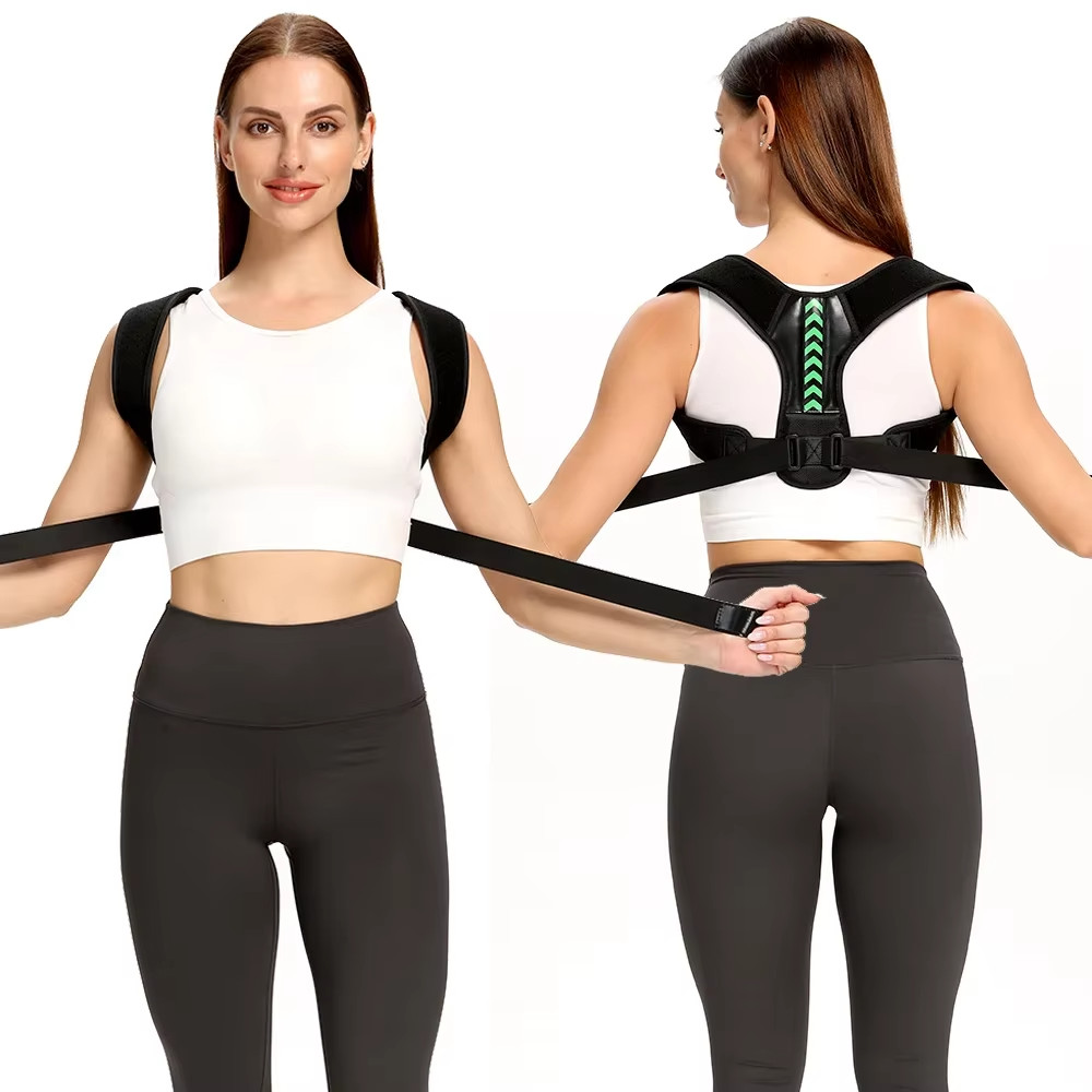 Adjustable posture corrector back shoulders support medical care brace men women