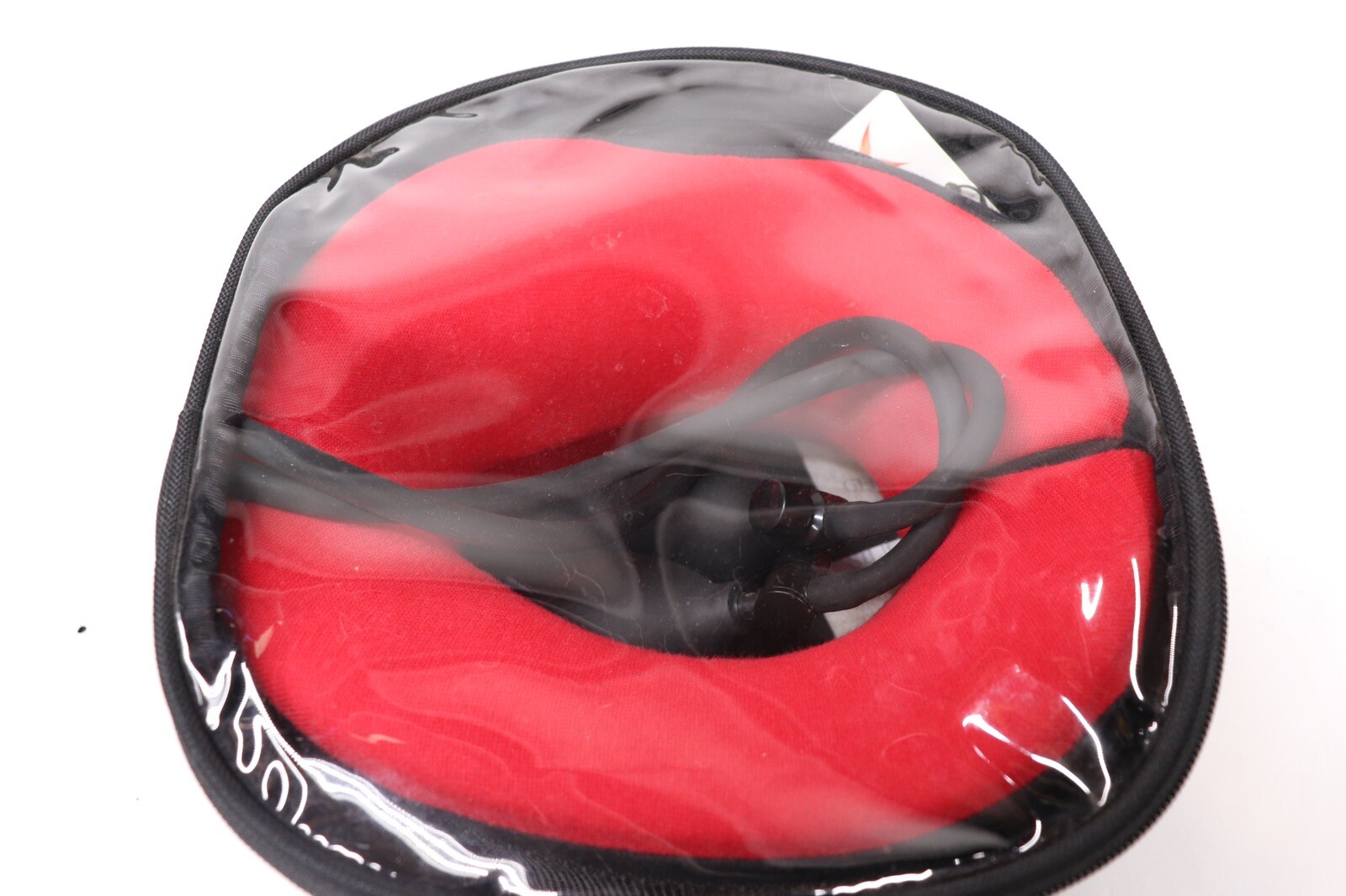 TracCollar Inflatable Neck Traction Device Small/ Medium Red very clean w tags