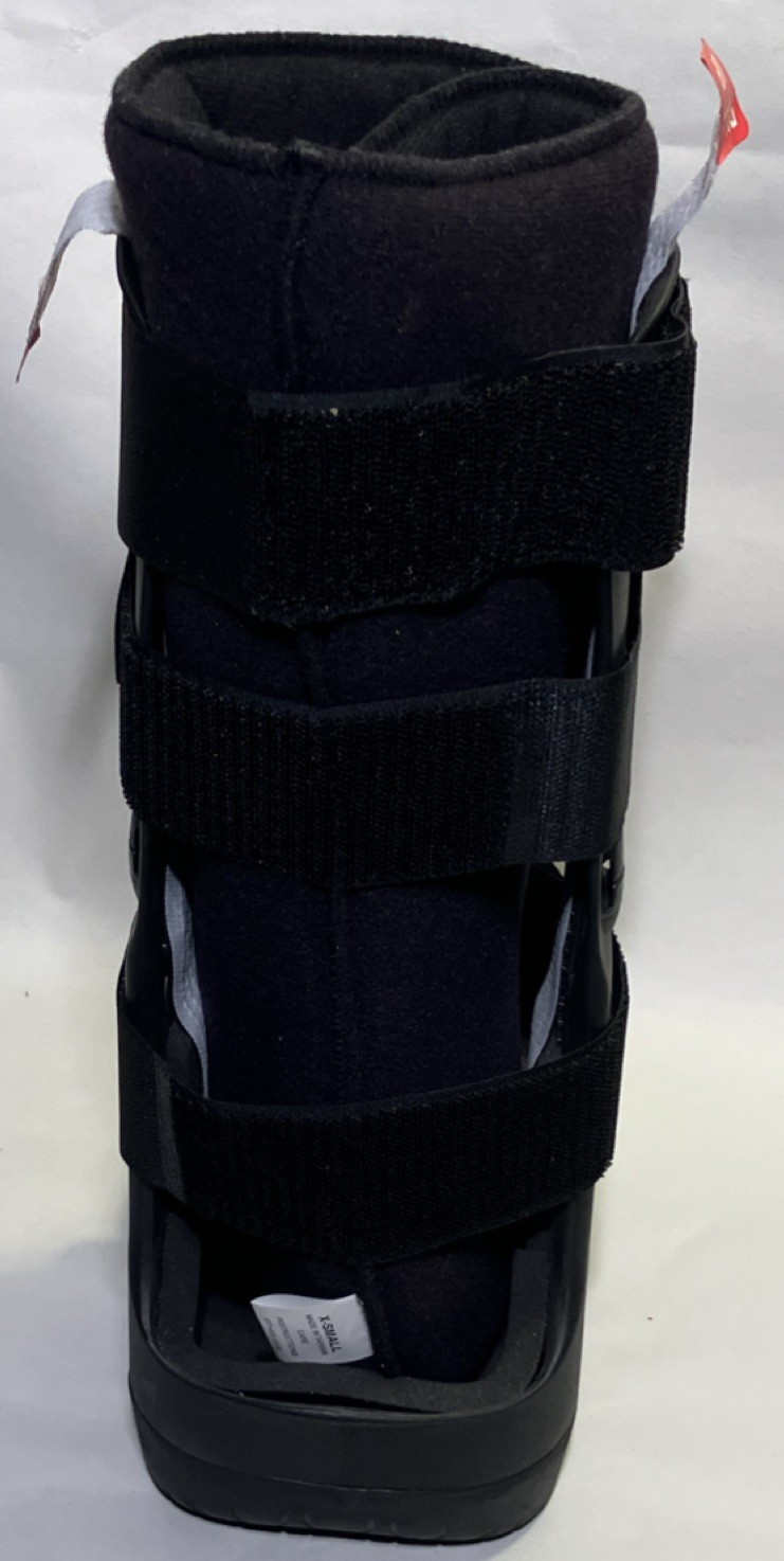 Adjustable Black Orthopedic Walking Boot XS Immobilization Stabilization