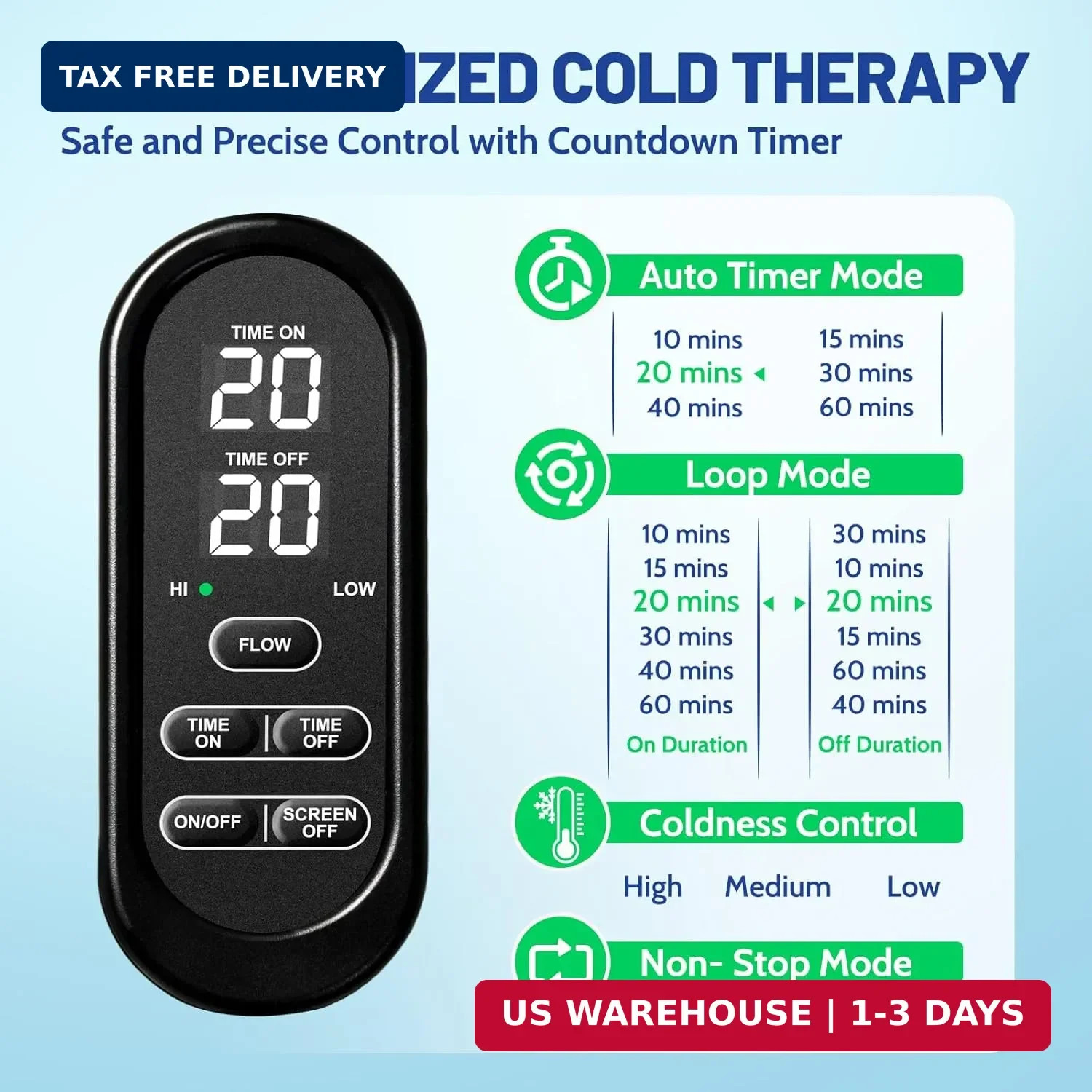 GALINAND Ice Machine for Knee After Surgery 2.0, FSA Eligible HSA, Portable Cold
