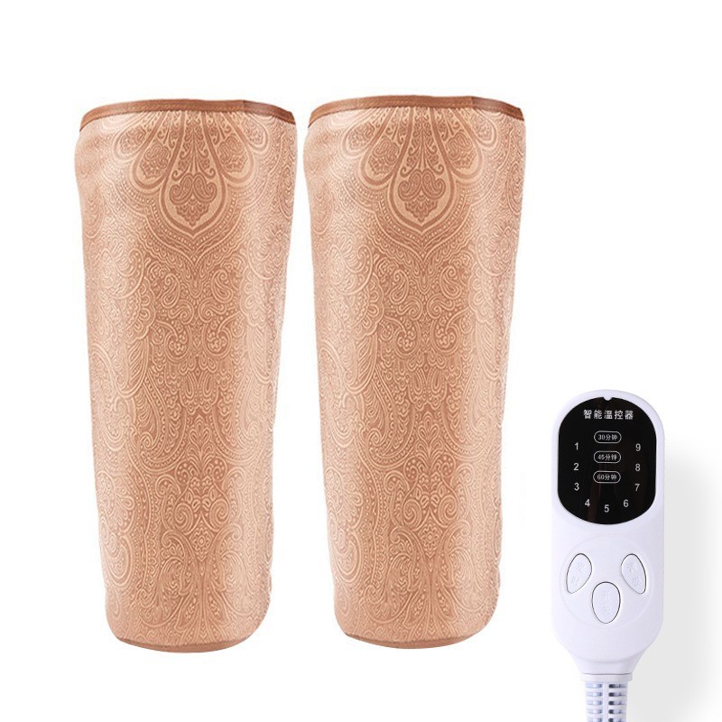 Electric Heated Knee Brace Moxibustion Heating Leg Massage Warm Pain Relief Pad