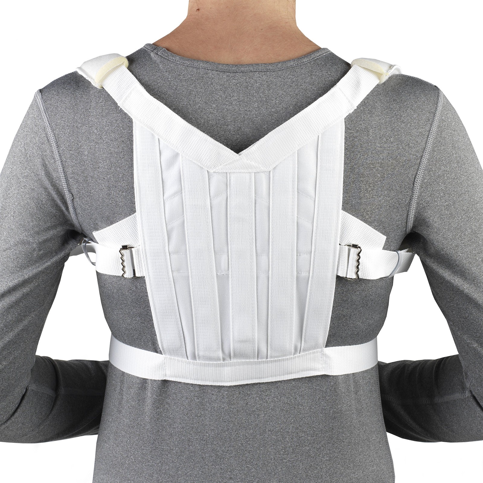 OTC Shoulder Figure-8 Style Brace Posture Support Control, X-Small, White