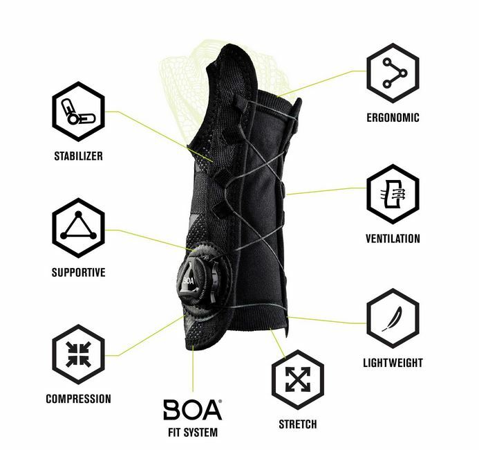 DonJoy Bionic Reel-Adjust Wrist Brace