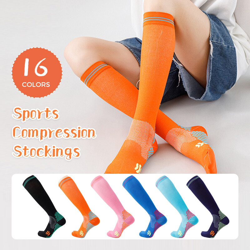 Stocking Compression Socks Anti Fatigue Copper Travel Running Football Unisex