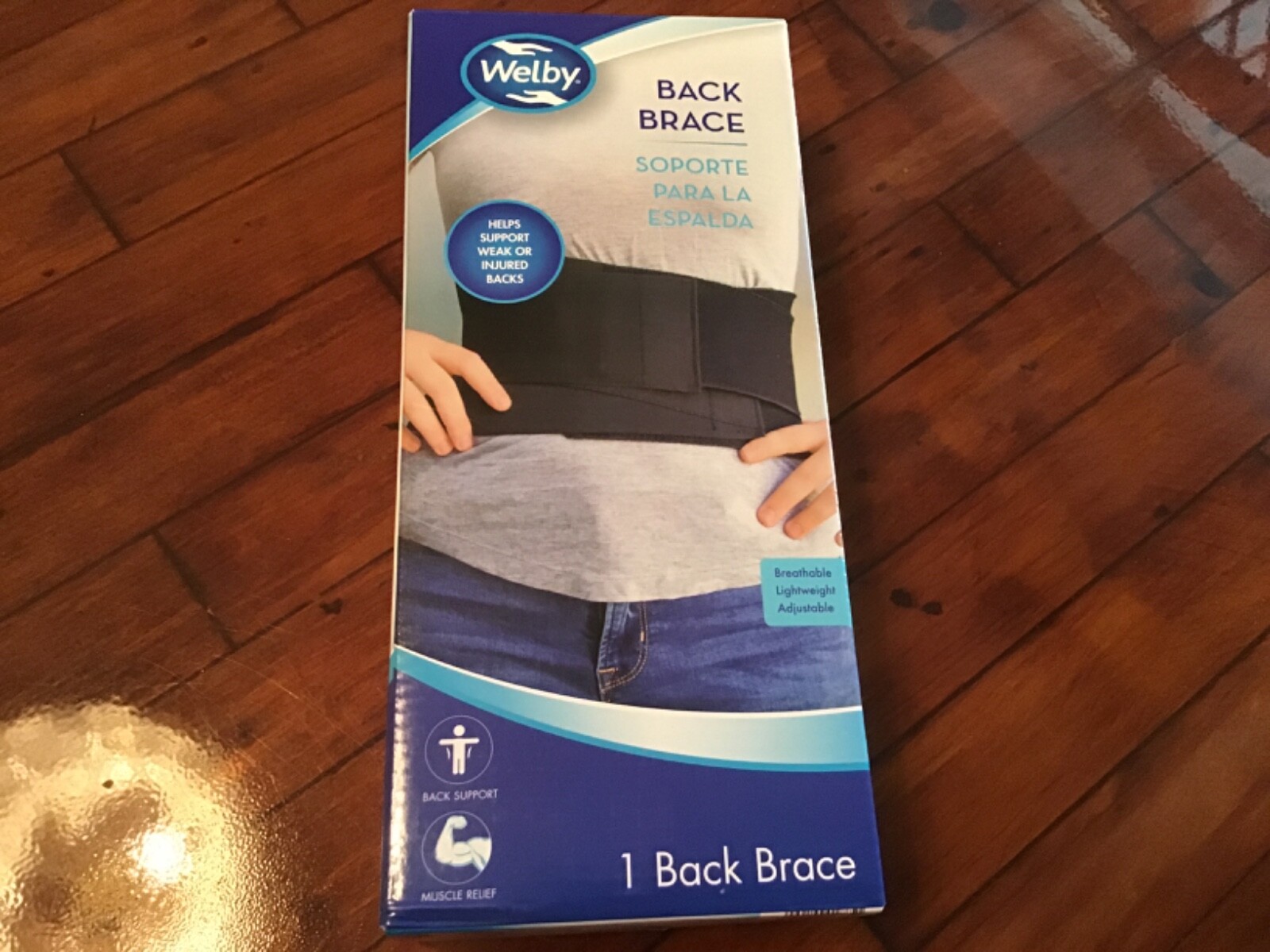 Back Support Back Brace Pain Relief Lumbar Support Belt One Size Unisex Welby Nw