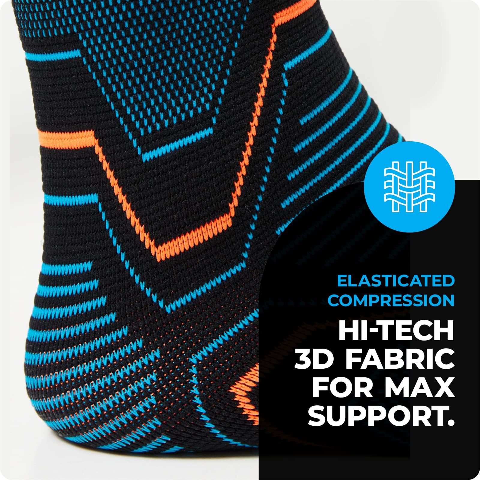 Ankle Brace for Sprained Ankle – Ankle Compression Sleeve for Men Women. Ank…