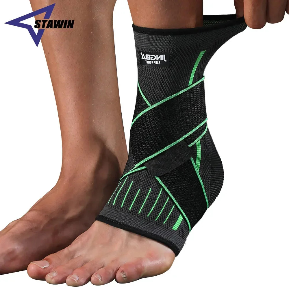 1 Pcs Ankle Brace Compression Sleeve, Adjustable Ankle Support Strap for