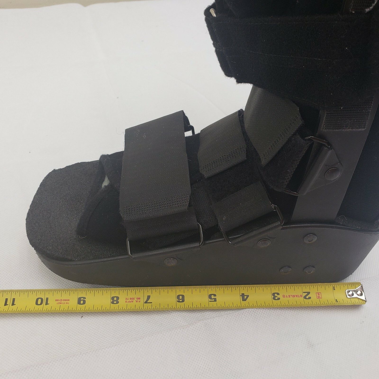 Maxtrax Orthopedic Walking Cast Boot Sz Medium Brace Ankle Adjustable Black A7