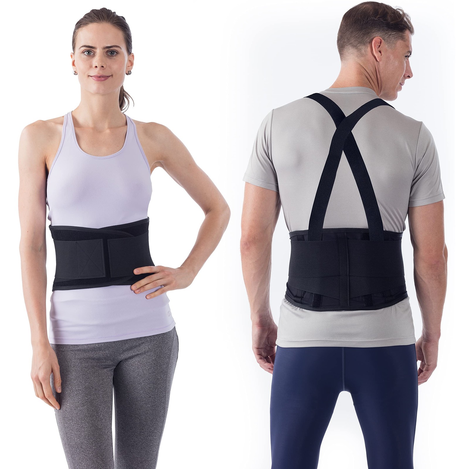 NYOrtho Back Brace Women & Men – 3XL – 46″-50″ – 3X-Large 46-50 Inch.