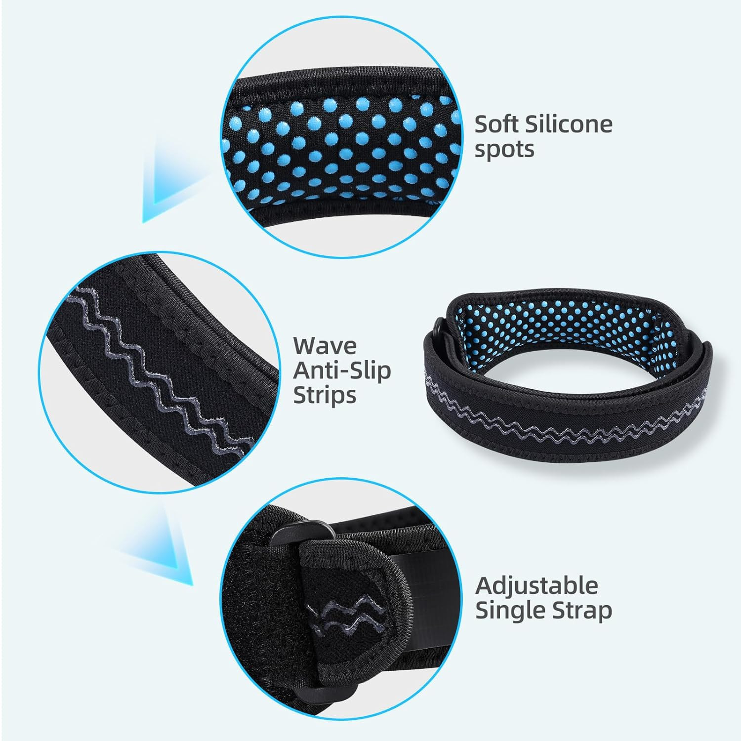 plus Size Knee Brace for Women & Men, Pain Relief Patella Tendon Knee Strap 2…