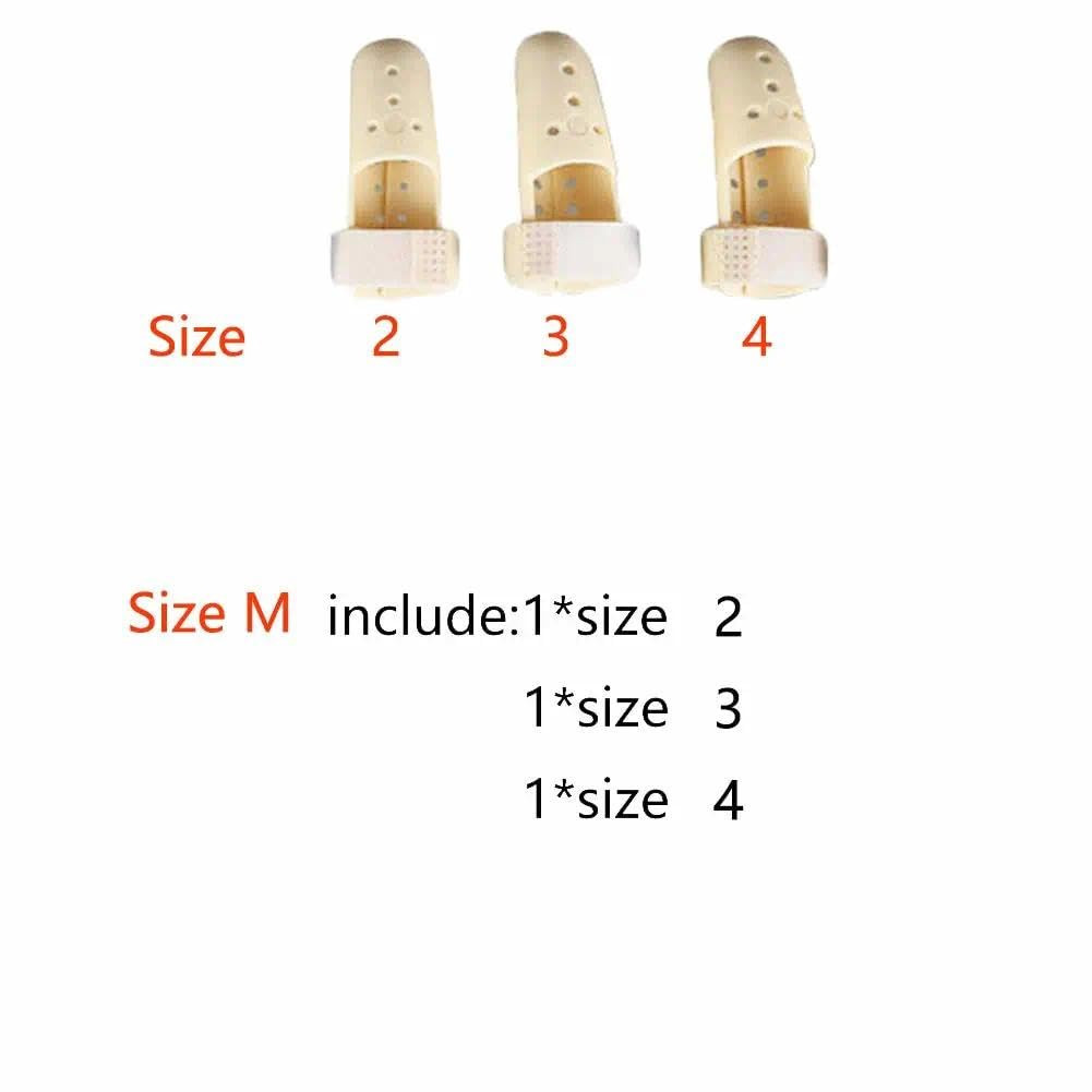 [2 Piece Plastic Mallet Dip Finger Support Brace Splint Joint Protectio