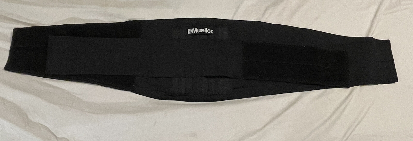 Mueller Adjustable Back Brace, Black, One Size OSFM