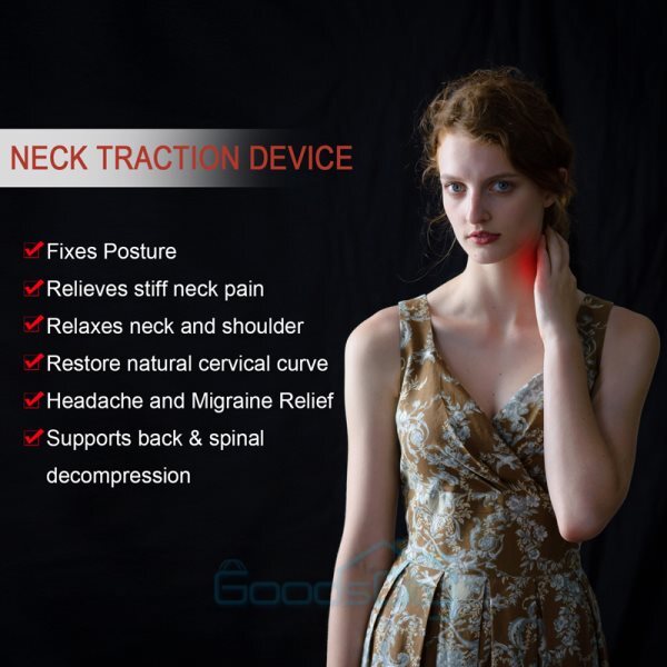 Cervical Neck Traction Device Ideal for Spine Alignment Chronic Neck Pain Relief